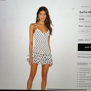 Dress has been worn once. Perfect condition